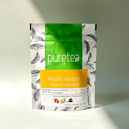 PEACH APRICOT WHITE - LOOSE LEAF - Puretea