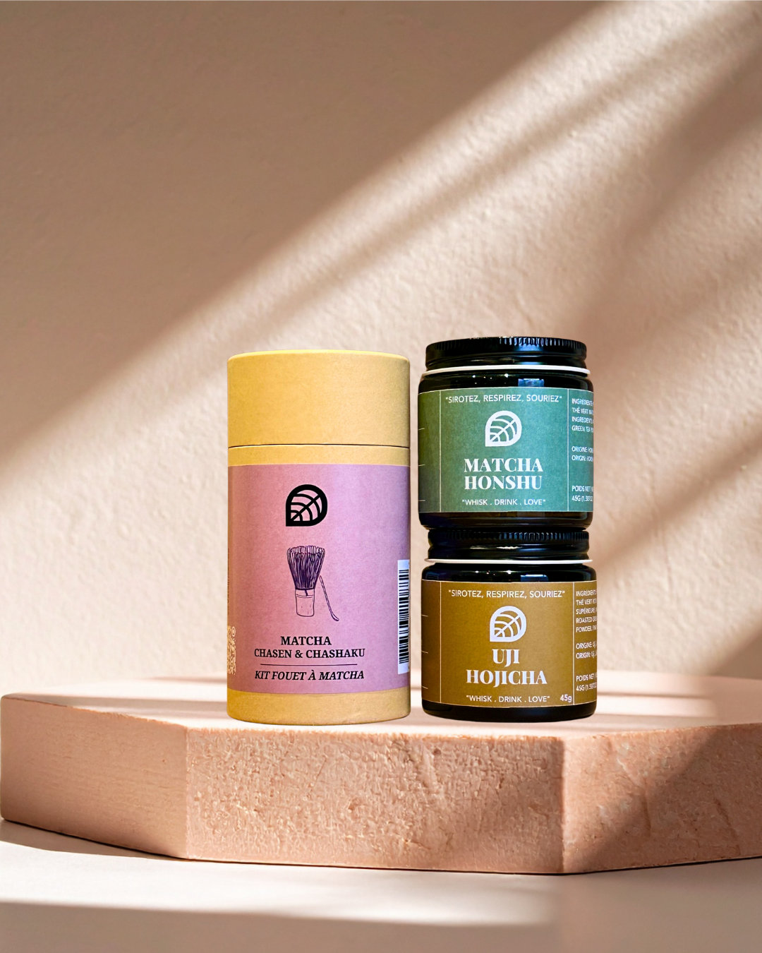 Complete Matcha &amp; Hojicha Trio Set | Puretea Canada