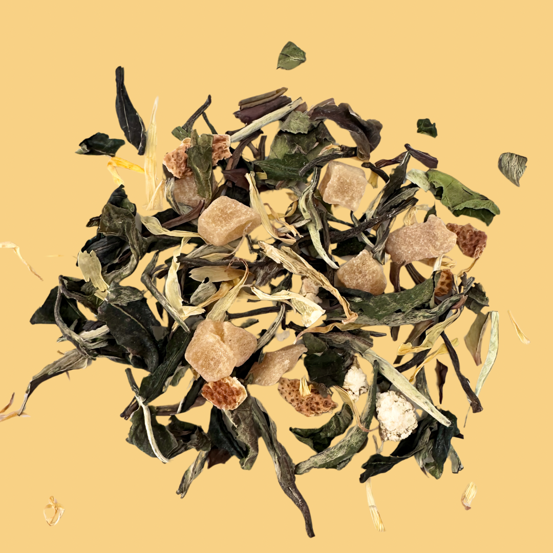 PEACH APRICOT WHITE - LOOSE LEAF - Puretea