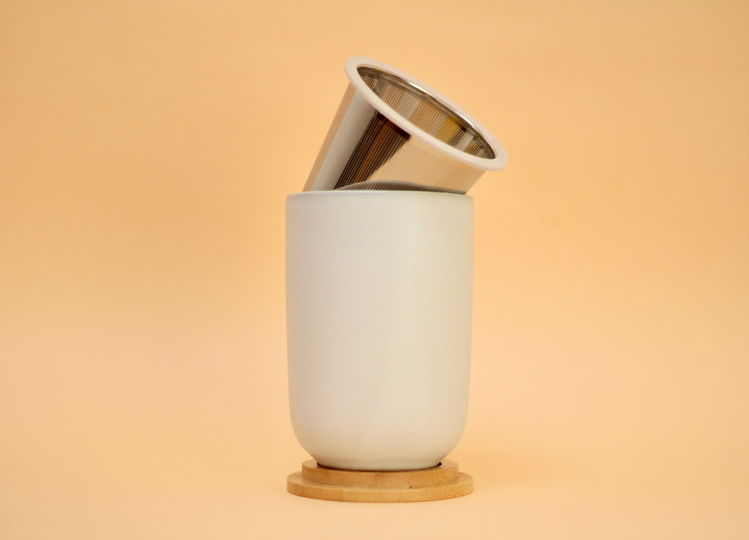 TASSE À INFUSEUR À DOUBLE PAROI