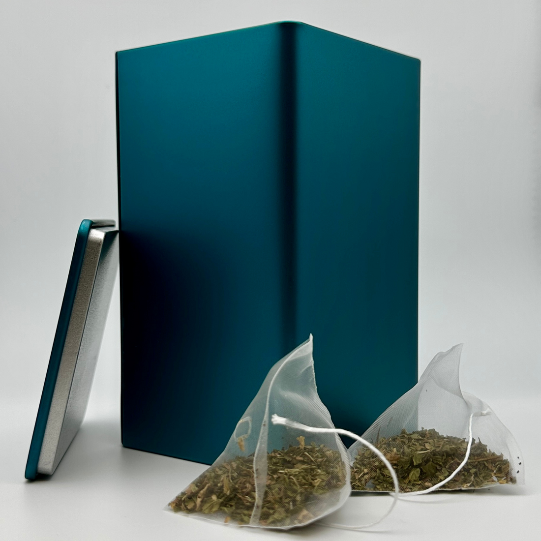 50 Pyramid Tea Bags + Free Storage Tin (Limited Time Only)